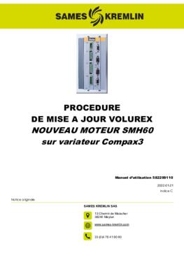 Procédure Mise à jour VOLUREX Nouveau moteur SMH60 | Manuel d&#039;utilisation 
