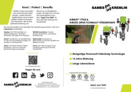 Sames Broschüre Airmix 17F60 und Airless® 34F60