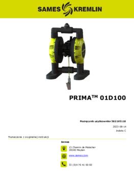 PRIMA™ 01D100  |Podręcznik użytkownika
