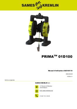 PRIMA™ 01D100  | Manuel d&#039;utilisation
