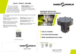 Leaflet REGSMART Regulator for Semi-Viscous Materials (English version) Sames