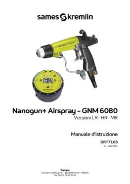 Nanogun Airspray + GNM 6080 (LR - HR) | Istruzioni d&#039;uso
