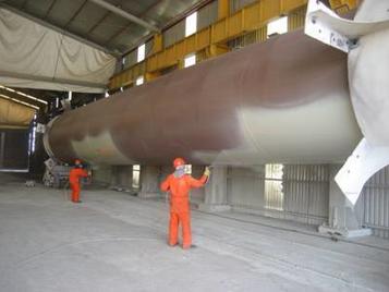 Anti corrosion application for Wind tower 