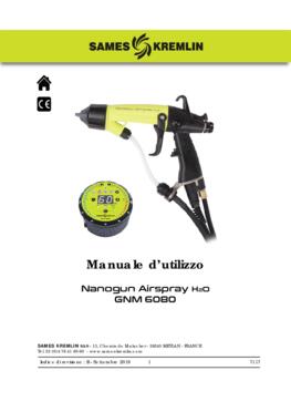  Nanogun Airspray H20 + GNM 6080 | Manuale d&#039;utilizzo