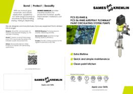Leaflet 03R440 06R440 Airspray Flowmax® Paint Circulating System Pump (English version) Sames