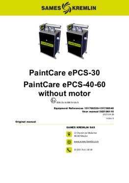 PaintCare ePCS-30-40-60 without motor | instructions-manual