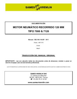 Motores 7000 &amp; 7120 | Manual de instrucciones