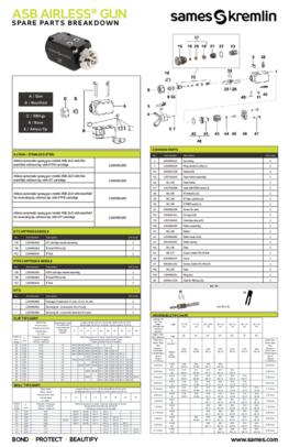 ASB Gun Spare Parts Sheet (for NA only)