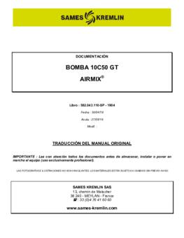 10C50 GT | Manual de instrucciones