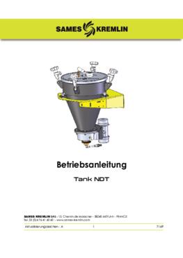 Tank NDT | Betriebsanleitung
