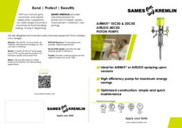 Leaflet 10C50 -20C50 -40C50 Paint Pump (English version) SAMES KREMLIN
