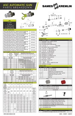 ASC Gun Spare Parts Sheet (for NA only)