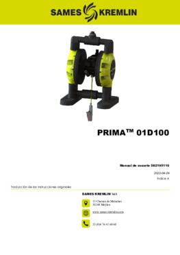 PRIMA™ 01D100  | Manual de usuario