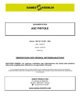 ASC Airless® Spritzpistole - Betriebsanleitung