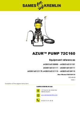 Azur™ 72C160 | User manual