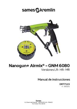 Nanogun+ Airmix - GNM 6080 (LR - HR) | Manual de instrucciones