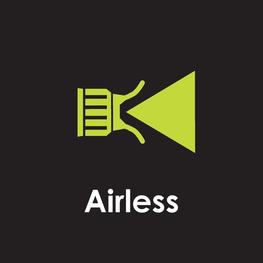 Ofrecemos productos Airless® de primera calidad para los acabados de las aplicaciones más exigentes.