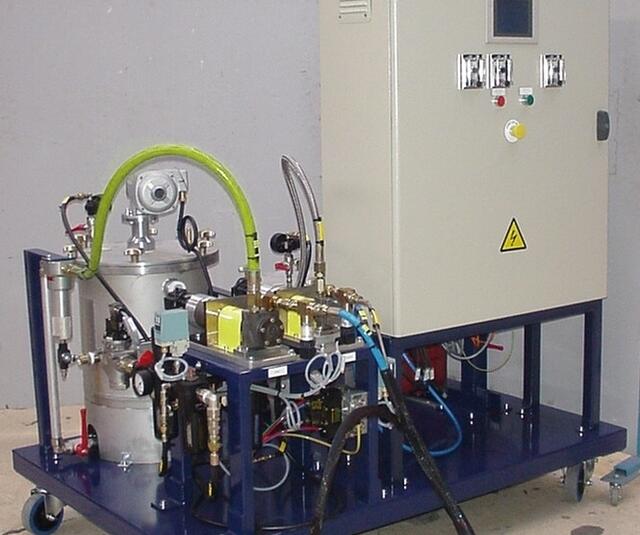 REXSON E60 dosing machine for liquid resin