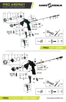 FPro P Spare Parts Sheet (for NA only)