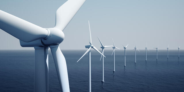 Offshore energy production by wind or subsea stream