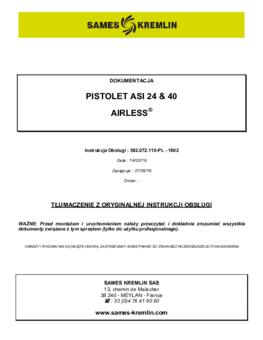 ASI 24 &amp; 40 Airless® | instrukcja-obługi