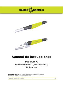 Inogun A |Manual de Instrucciones