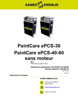 PaintCare ePCS-30-40-60 sans moteur | Manuel instructions