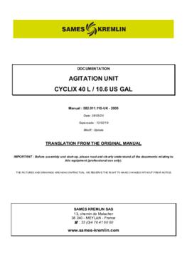 Cyclix II 40L | User manual