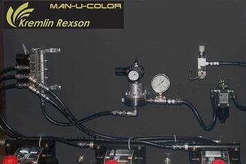 (3) Man-U-color fluid panel