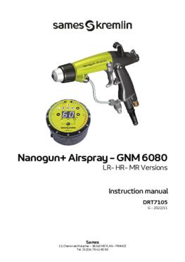 Nanogun+ Airspray - GNM 6080 (LR - HR) | User manual