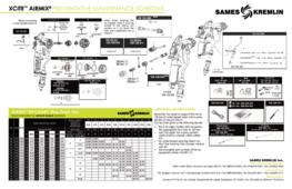 SAMES KREMLIN Xcite Gun Preventative Maintenance Sheet (North America)