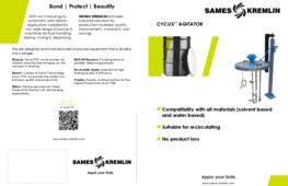 Leaflet CYCLIX 20-40 Drum Cover Agitators (English version) Sames