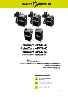 PaintCare ePCS-30-40-60 | Maintenance installation