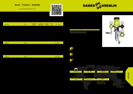 Leaflet 02C85 Airspray Paint Pump (English version) SAMES KREMLIN